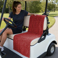 Cigarette Butts Full-Size Towel & Car Seat Cover - On a Golf Cart Seat
