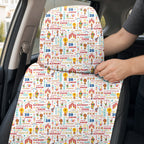 Circus All The Fun Of Fare Full-Size Towel & Car Seat Cover - Headrest Pocket