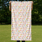 Circus All The Fun Of Fare Full-Size Towel & Car Seat Cover - Held Open