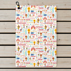 Circus All The Fun Of Fare Golf Towel - Laid Flat