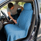Code Blue Full-Size Towel & Car Seat Cover - In the Car