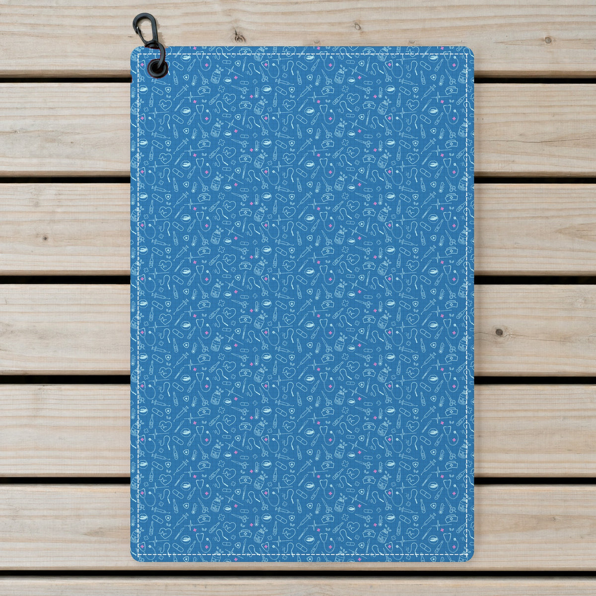 Code Blue Golf Towel - Laid Flat