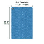 Code Blue Golf Towel - Size Chart