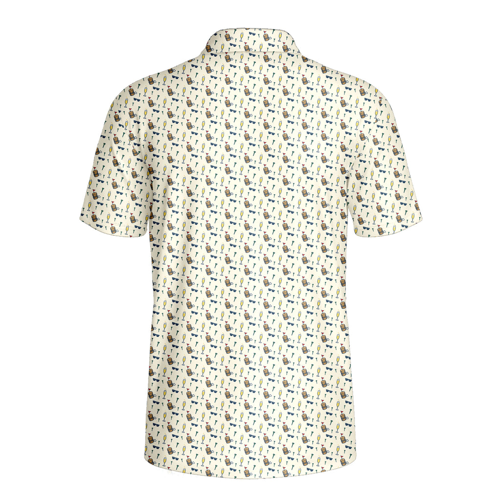 Cork Pin Toast Polo Shirt For Men - Back