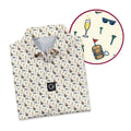 Cork Pin Toast Polo Shirt For Men - Detail Close-up