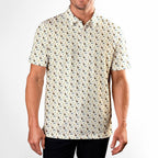 Cork Pin Toast Polo Shirt For Men - Model Front