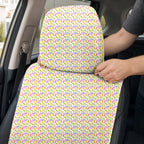Cute Raincoat Full-Size Towel & Car Seat Cover - Headrest Pocket