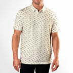Dawn Flight Pond Polo Shirt For Men - M-FRONT