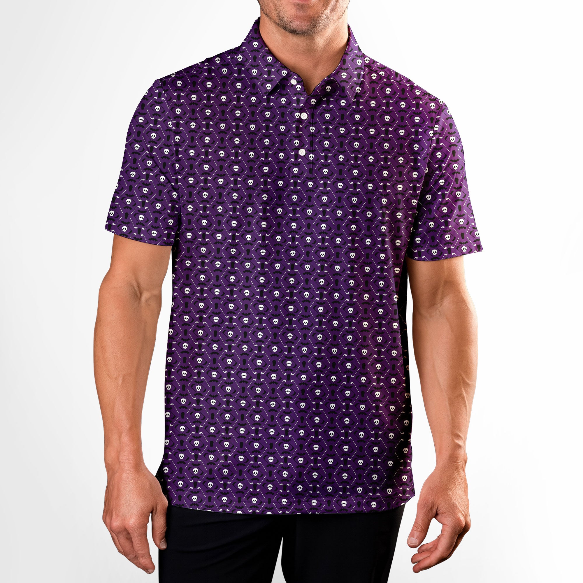 Dead on Par Polo Shirt For Men - Model Front