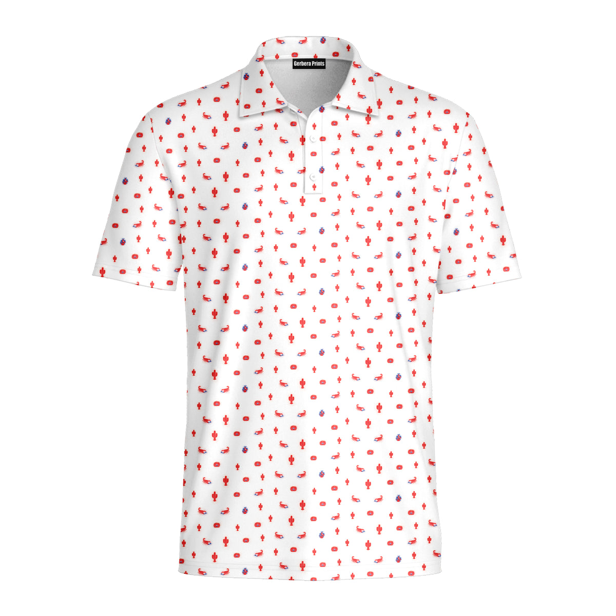 Desert Sting Polo Shirt For Men - Front