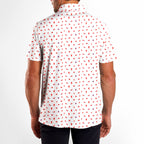 Desert Sting Polo Shirt For Men - Model Back