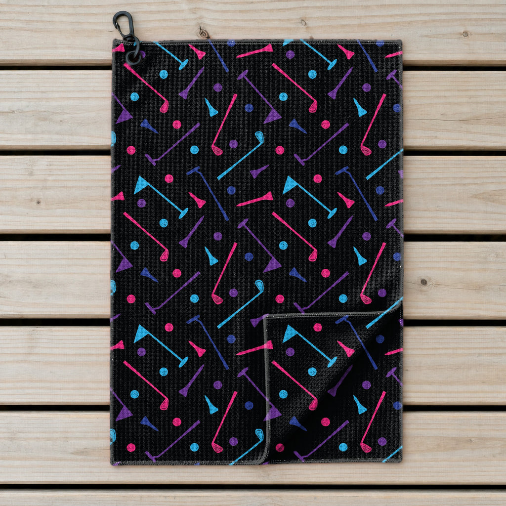 Dings Golf Golf Towel - Laid Flat