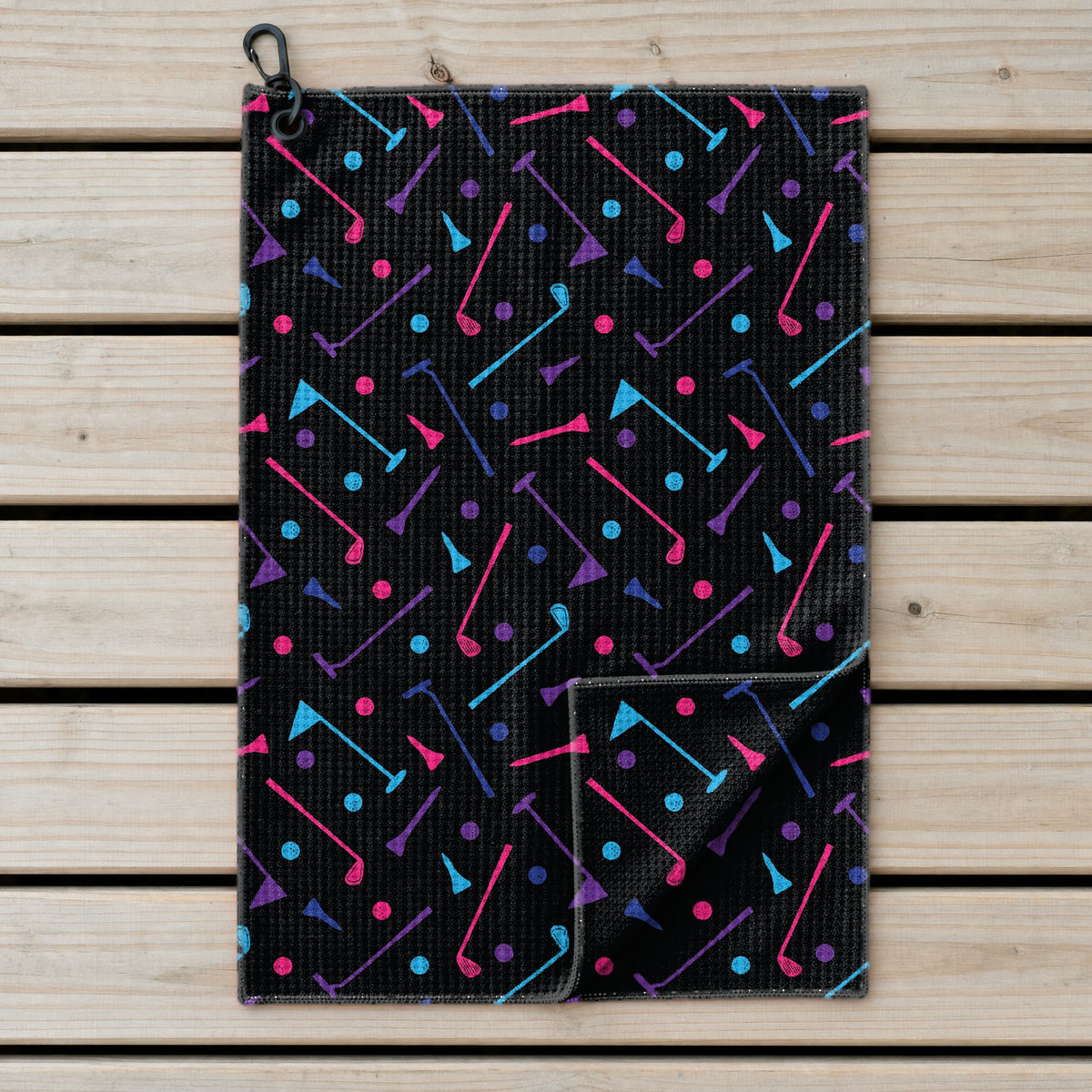 Dings Golf Golf Towel - Laid Flat