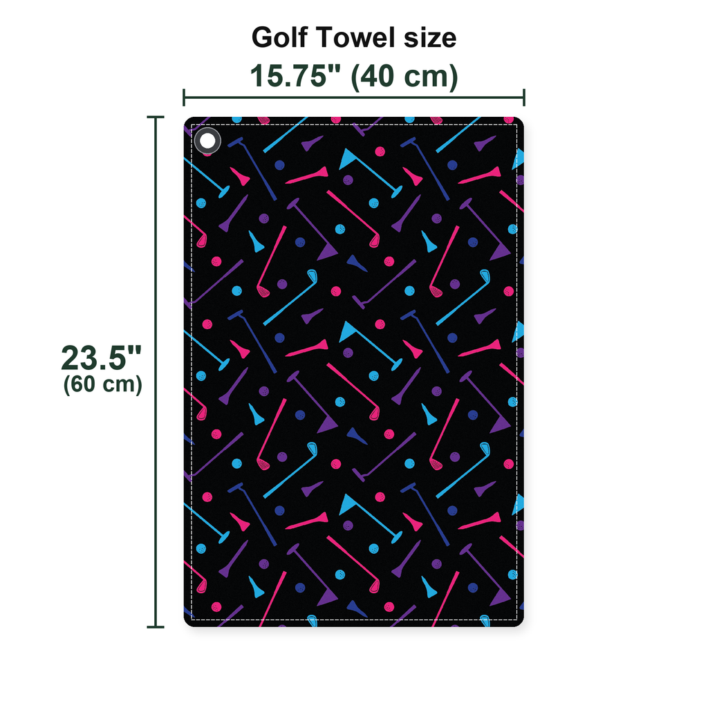 Dings Golf Golf Towel - Size Chart