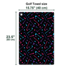 Dings Golf Golf Towel - Size Chart