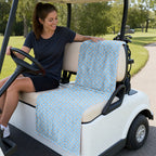 Doggy Style Full-Size Towel & Car Seat Cover - On a Golf Cart Seat