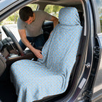 Doggy Style Full-Size Towel & Car Seat Cover - In the Car