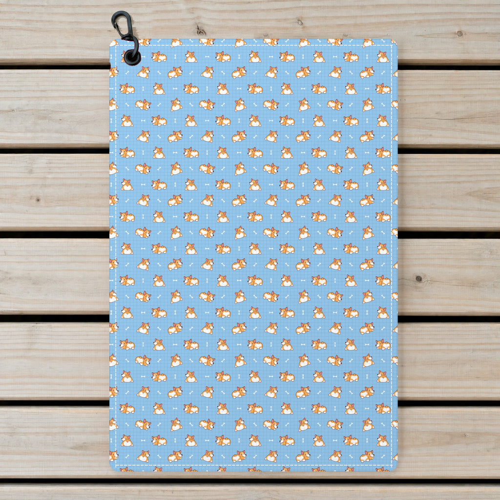 Doggy Style Golf Towel - Laid Flat