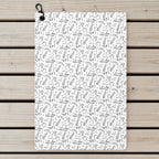 Doodle Golf Golf Towel - Laid Flat