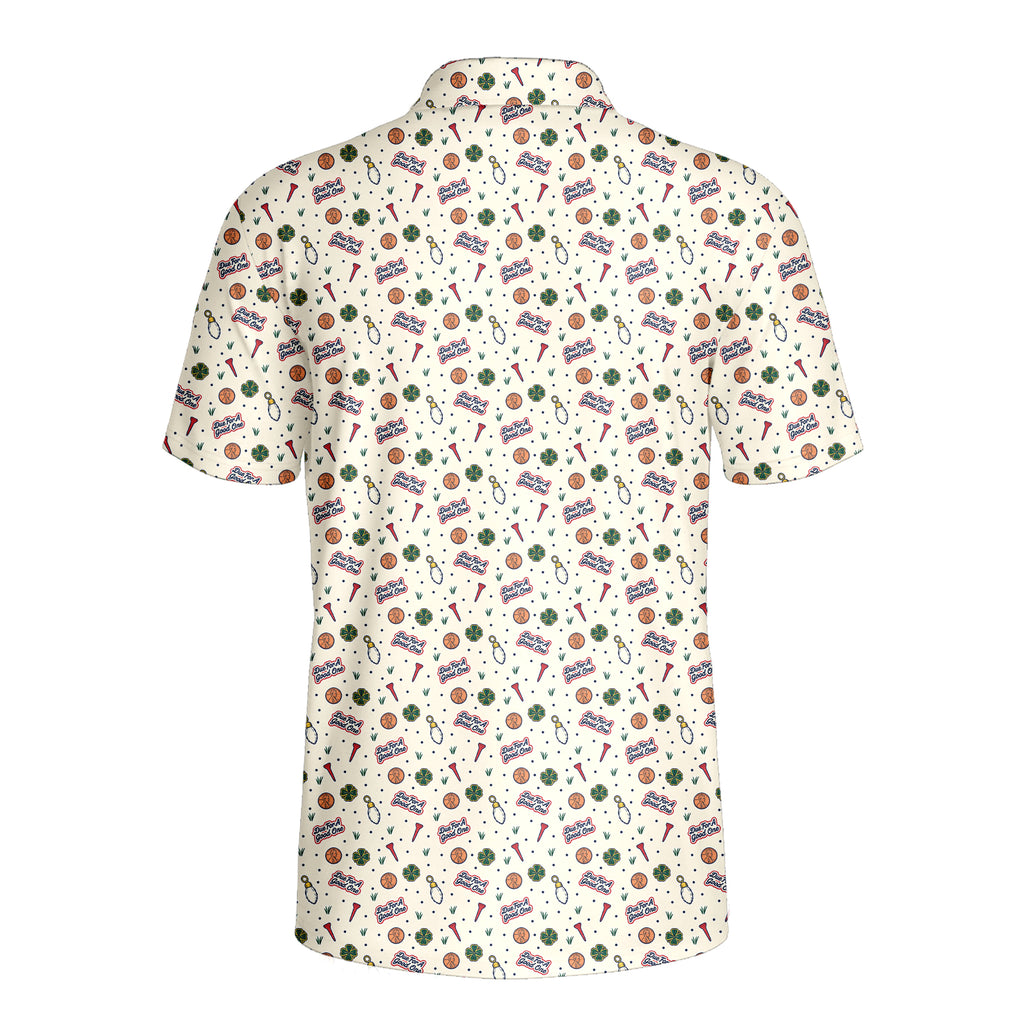 Due For A Good One Polo Shirt For Men - Back
