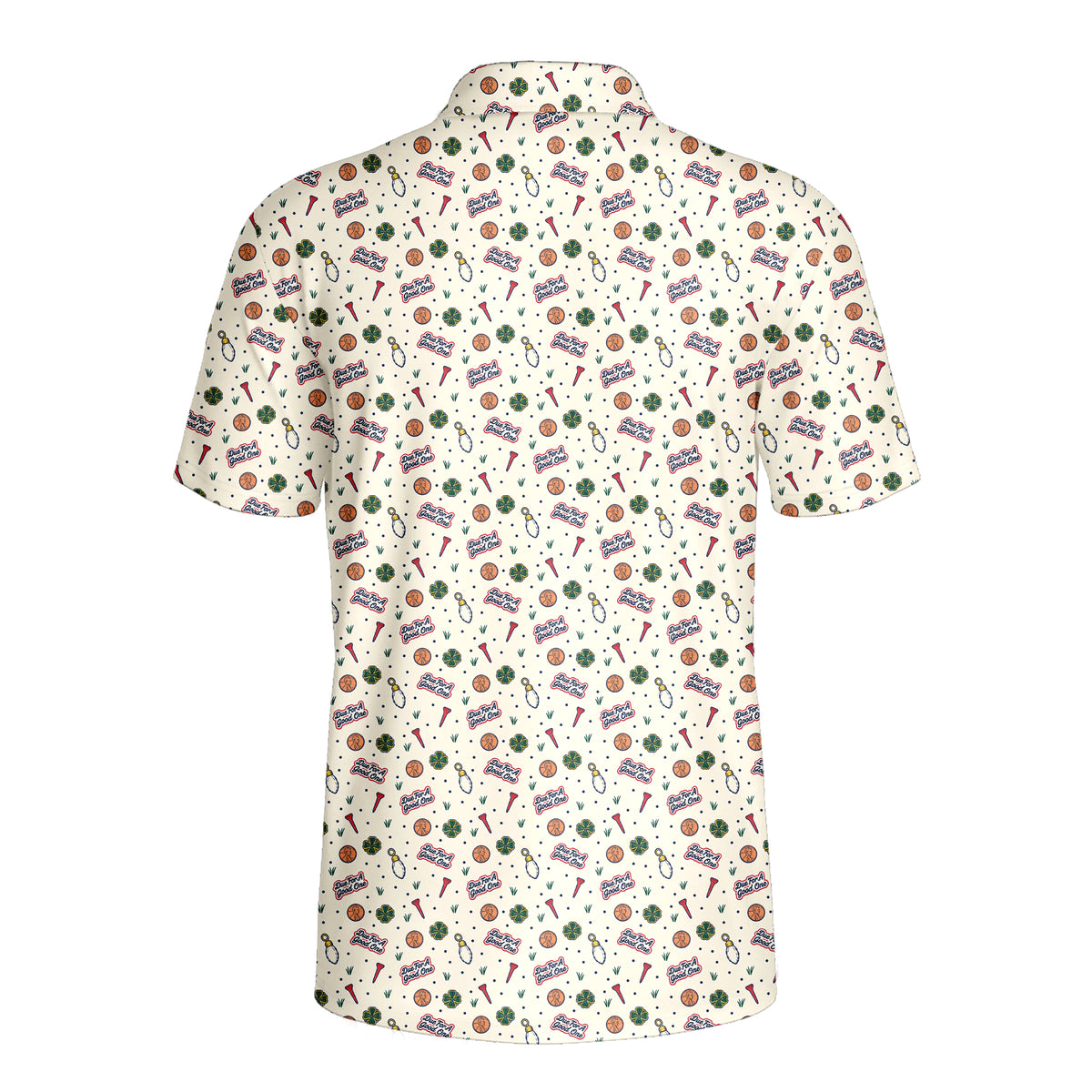 Due For A Good One Polo Shirt For Men - Back