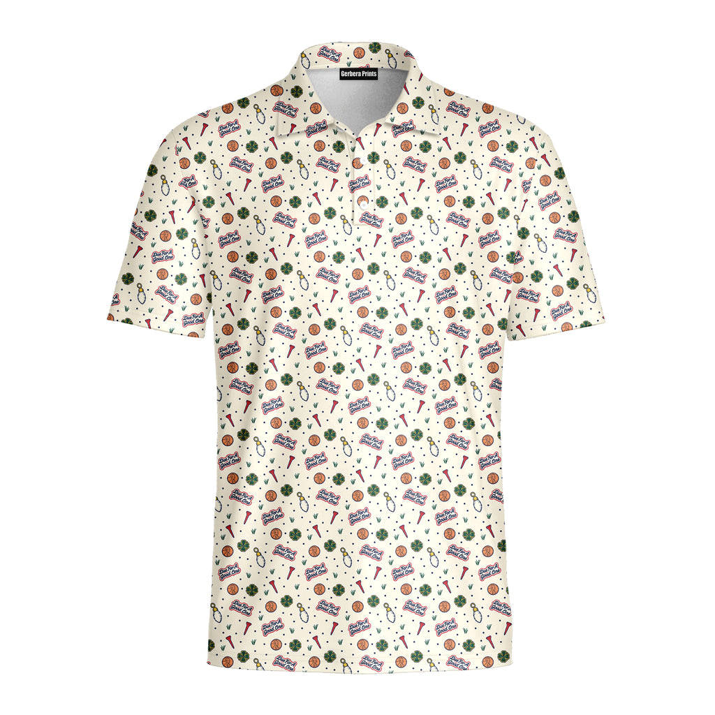 Due For A Good One Polo Shirt For Men - Front