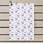 Eagle Spirit Golf Towel - Laid Flat