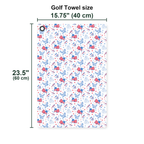 Eagle Spirit Golf Towel - Size Chart