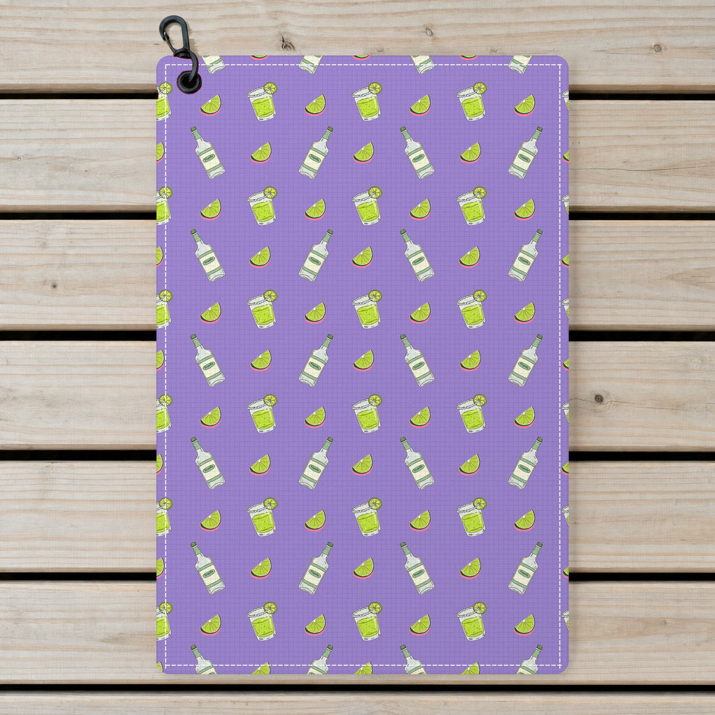 Earned Tequila Golf Towel - Laid Flat