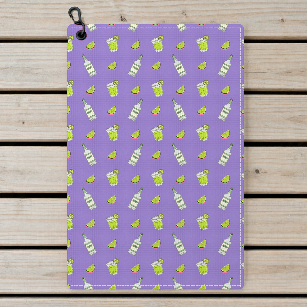Earned Tequila Golf Towel - Laid Flat