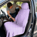 Eggplant Full-Size Towel & Car Seat Cover - In the Car