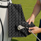 Endless Love Golf Towel - Cleaning a Club