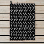 Endless Love Golf Towel - Laid Flat