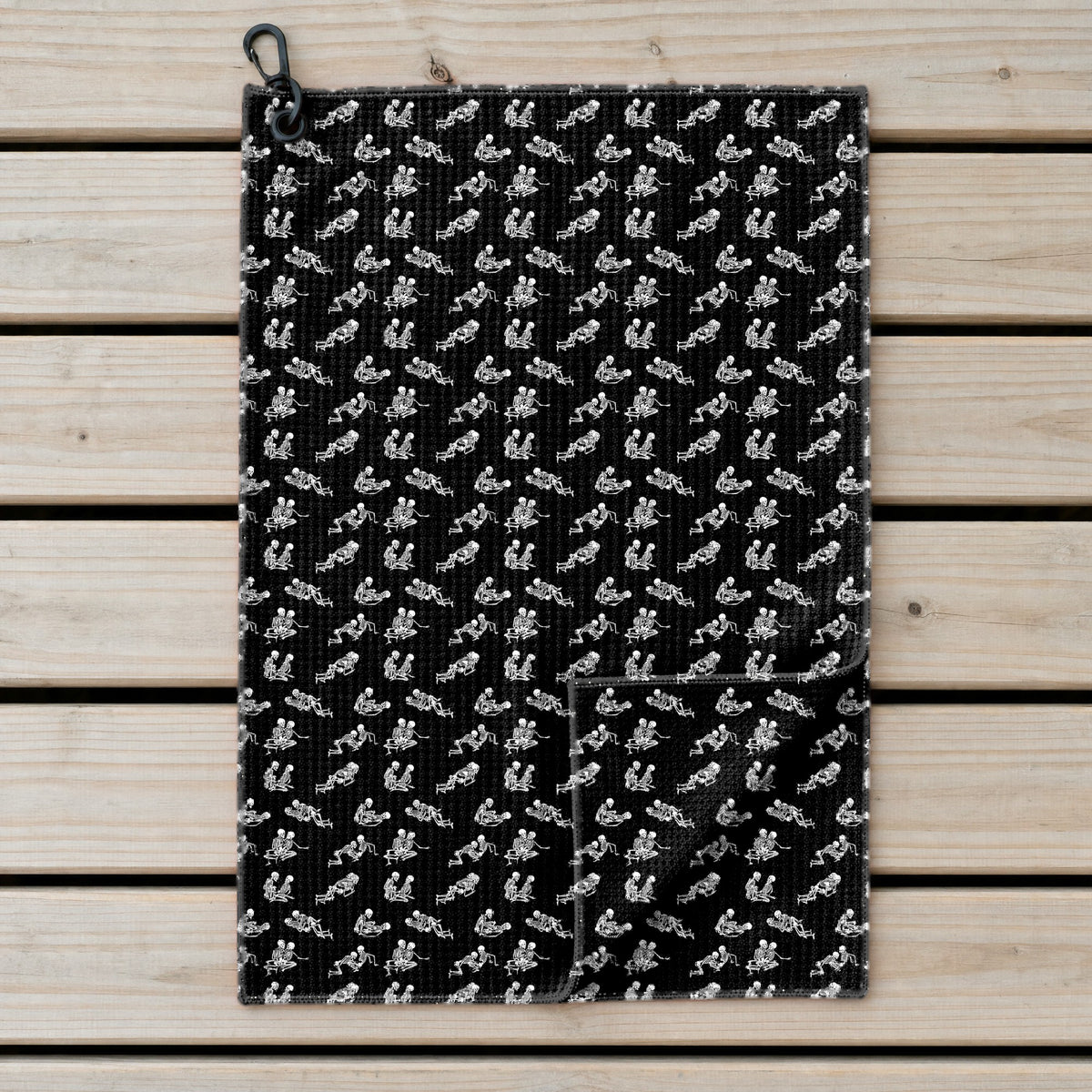 Endless Love Golf Towel - Laid Flat
