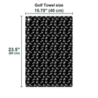 Endless Love Golf Towel - Size Chart