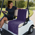 Exercise In The Midnight Full-Size Towel & Car Seat Cover - On a Golf Cart Seat