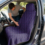 Exercise In The Midnight Full-Size Towel & Car Seat Cover - In the Car