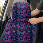 Exercise In The Midnight Full-Size Towel & Car Seat Cover - Headrest Pocket