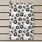 F Bombs Away Golf Towel - Laid Flat