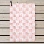 F#@K Pink Golf Towel - Laid Flat