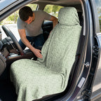 Fairway Blossom Full-Size Towel & Car Seat Cover - In the Car
