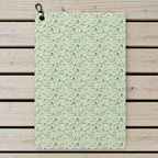 Fairway Blossom Golf Towel - Laid Flat
