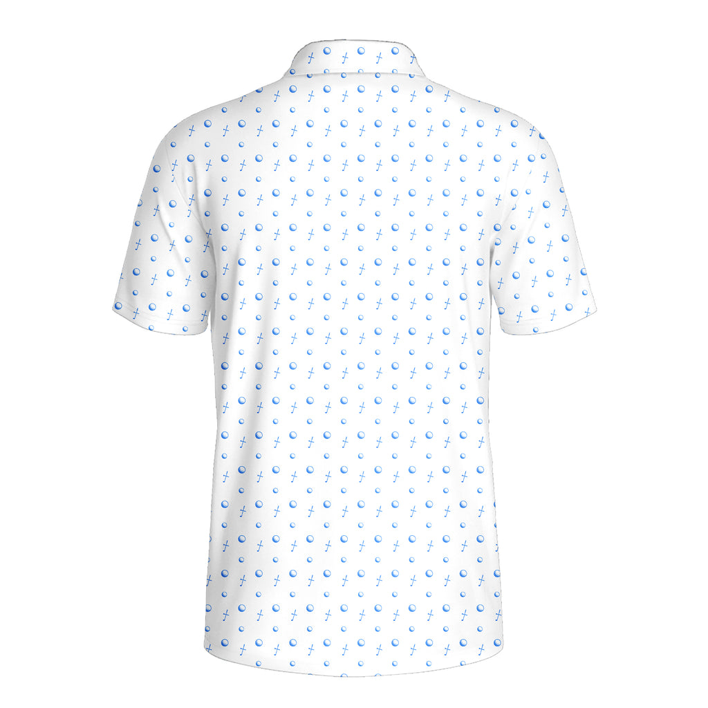 Faithful Fairway Polo Shirt For Men - Back