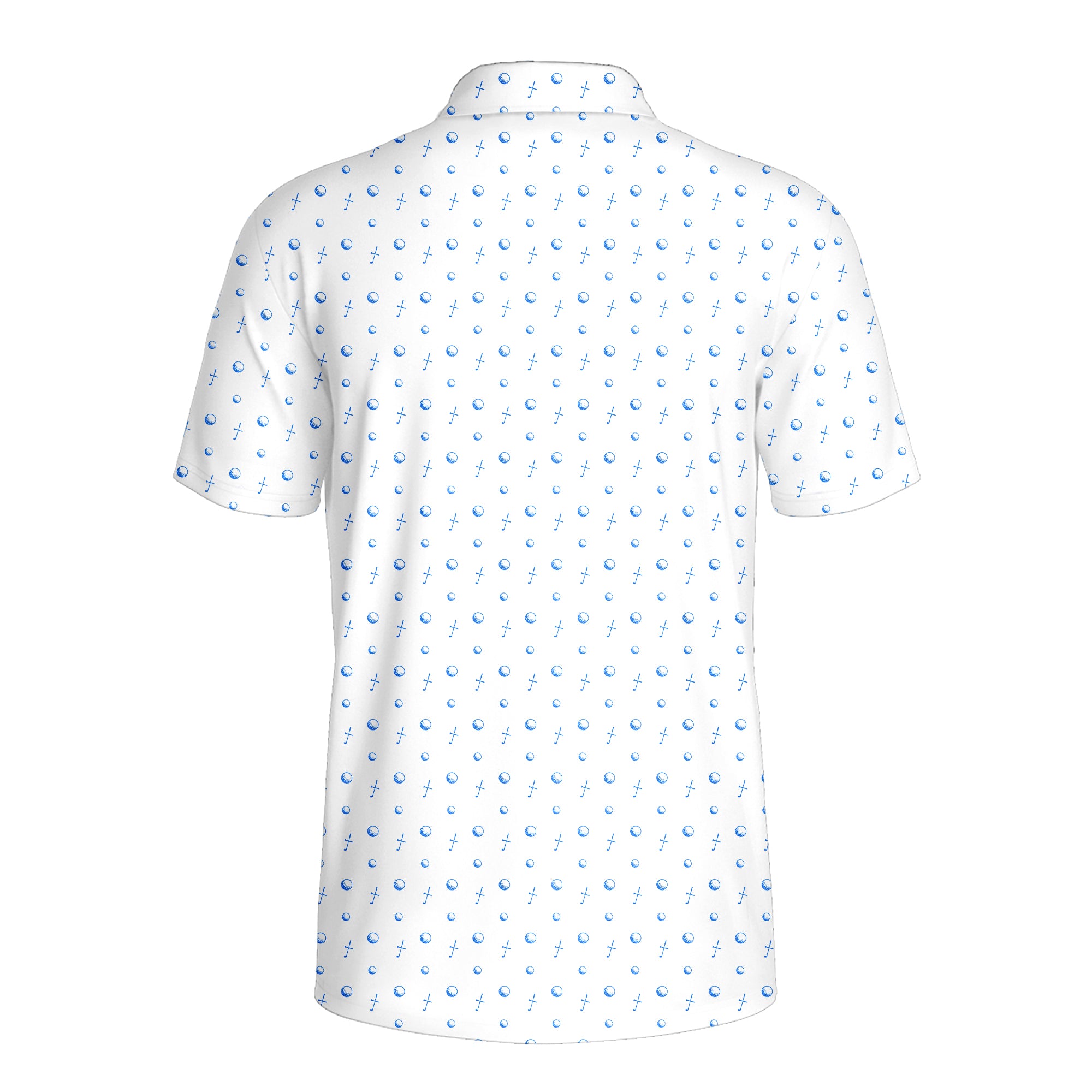 Faithful Fairway Polo Shirt For Men - Back