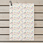 Fiesta Fairways Golf Towel - Laid Flat