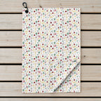 Fiesta Fairways Golf Towel - Laid Flat