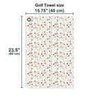 Fiesta Fairways Golf Towel - Size Chart