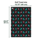 Flamingo Golf Towel - Size Chart