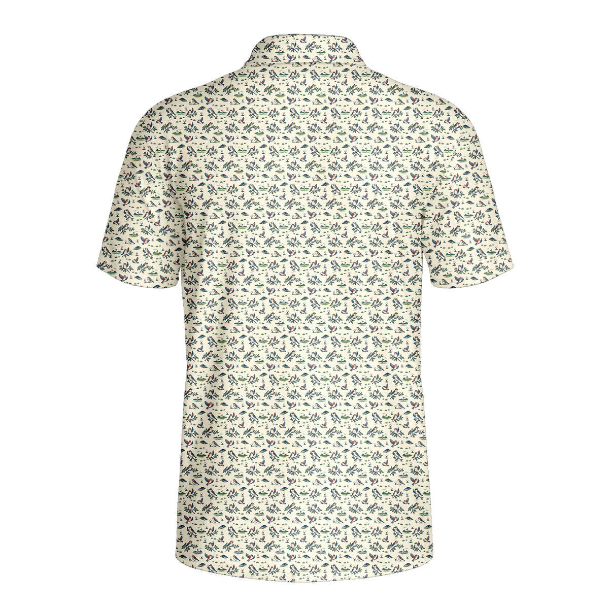 Flock Off Polo Shirt For Men - Back