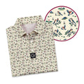 Flock Off Polo Shirt For Men - Detail Close-up